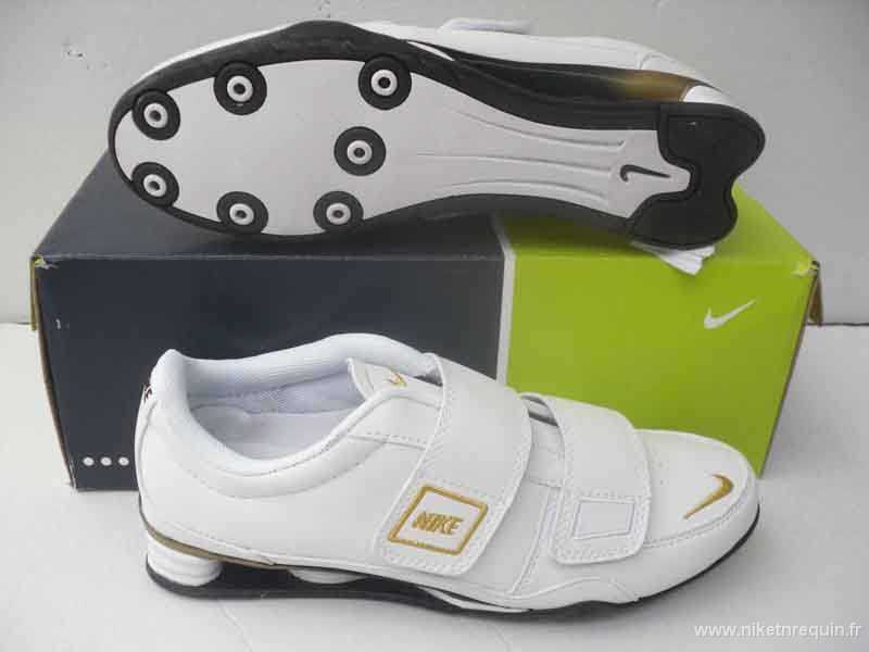 Nike Shox R3 or blanc (3)